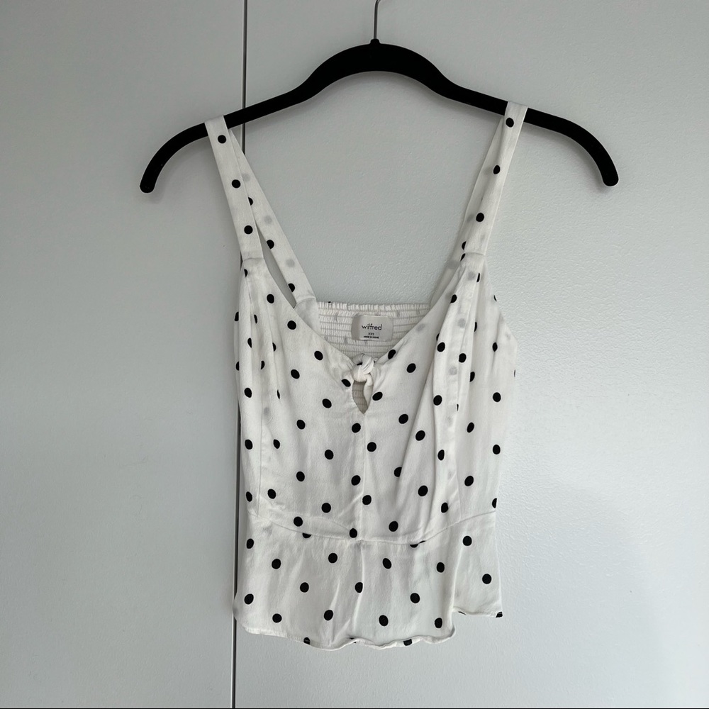 Aritzia Wilfred white tank top